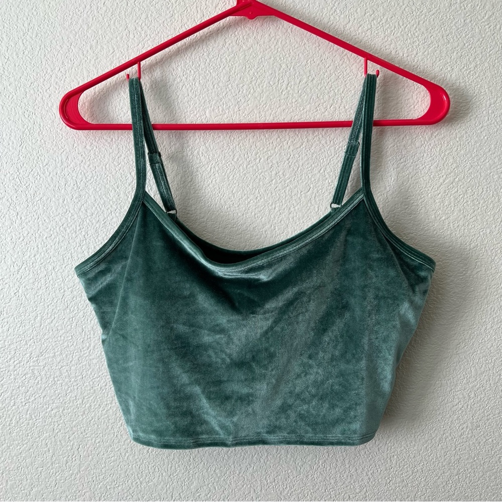 PINK Victoria’s Secret Active Ultimate Lightly Lined Velvet Sports Bra Sz L NWT